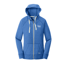 Load image into Gallery viewer, Women&#39;s Sueded Cotton Blend Full-Zip Hoodie
